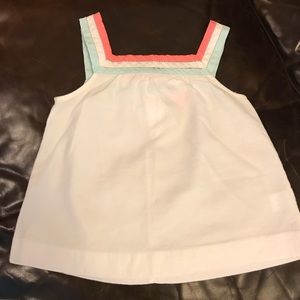 Lilly Pulitzer girls white tank, 7